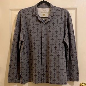Museum of The Bible Celtic Cross AOP Button Up Sleep Shirt